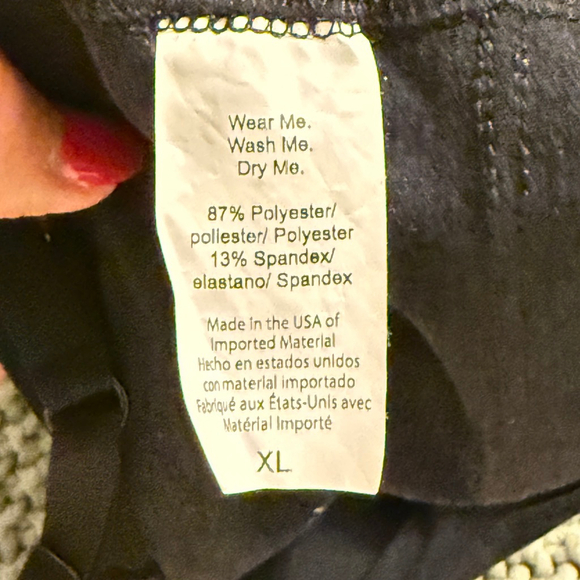 Beyond Yoga Spacedye Out Of Pocket Tank Black Size XL EUC - Picture 9 of 10